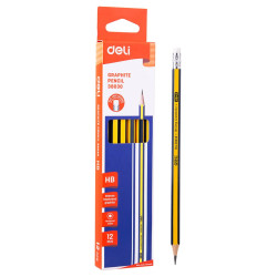 Pencil with eraser DELI...